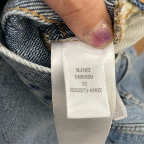 Madewell Low-Rise Baggy Straight Jean Size 32 - Picture 12 of 16